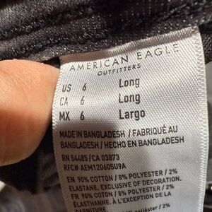 American Eagle Charcoal Barely Boot  Leg Jeans